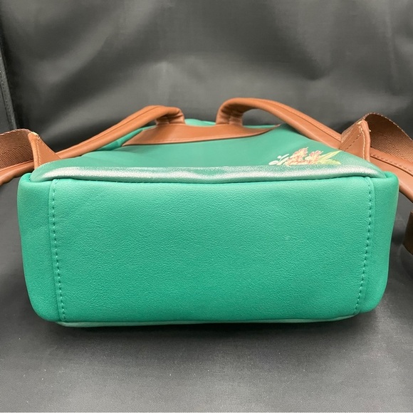 NFINITY Teal and Gold Floral Loki Backpack main image 5